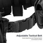 Abcgoodefg Police Security Duty Belts Correctional Officers Ultility Black