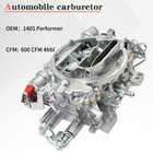 For Edelbrock 1405 Performer 600 Cfm 4 Barrel Carburetor Manual Choke For Chevy