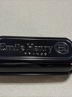 Emile Henry Made In France Bread Italian Loaf Baker 13    X 6  Navy Free Ship New