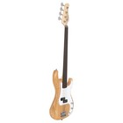 Fretless Electric Bass Guitar Full Size 4 String For Experienced Bass