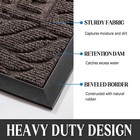Yimobra Welcome Front Door Mat Outdoor  Heavy Duty Sturdy Non Slip Doormats     