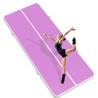 20  6 6 Ft Pink Gym Tumbling Mat Inflatable Air Track Set With Full Electric Pump