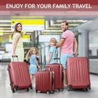 16 20 24 28  Trolley Case 4pcs Hardside Lightweight Spinner Luggage Bag Set Tsa