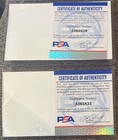 2 James Tolkan Signed Back To The Future Prop Replica Marty Mcfly Tardy Slip Psa