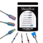  Nail Drill Bits Set  7pcs Tungsten Carbide Diamond Nail 7 Piece Set Colorful