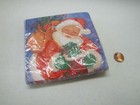 Vtg Hallmark Paper Napkins Christmas Santa Claus Party Express 16 Decoupage 