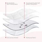 Crib Mattress Protector Waterproof 2 Pack Quilted Crib Mattress Pad Cover 52    