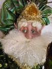Vintage Mark Roberts Christmas Peacock Jewels Fairy Medium 281 1500 17 5   