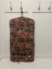 Vera Bradley Floral Paisley Hanging Garment Bag Foldable Travel Bag