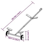 Pemberly Row Durable Boat Trailer For Boats Up To 15 1  In Black orange