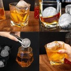 Ice Balls Maker Round Sphere Tray Mold Cube Whiskey Cocktails Silicone 4-grid Us