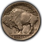 1913-s Ty-2 5c Indian Head Buffalo Nickel - Type 2 - Vf Key Date - Sku-z5987