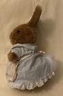 Vintage Eden Toys Beatrix Potter Mrs  Rabbit Brown Bunny Stuffed Plush 9   