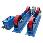 2ton Welding Turning Roller Adjustable Wide Welding Positioner Rubber Wheel Rack