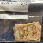  52 Antique Lot Of Victorian Scrap Etc Ephemera For Collecting Or Scrapbooking