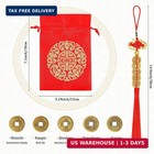 Chuangdi Feng Shui Money Frog With Chinese Coins  Money Toad Decorations  Lucky 