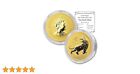 2022 Australia 1 10 Oz Gold Lunar  Year Of The Tiger Brilliant Uncirculated Coin