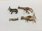 Schleich Animals Lot Of 4  Kangaroo  Giraffe  Meerkat   Donkey