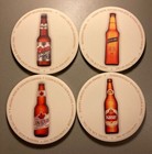 Molson Coors Brewing Company Stone Beer Coasters With Stand Set Of 4