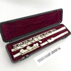 Yamaha Yfl-221sii 221s   student Flute Nickel Silver W hard Case   Bag  b0200