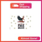 Tervis 1213753 Home Of The Free Tumbler With Lid  16 Oz  Clear