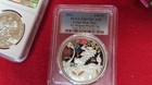 Congo Africa 240 Francs 2012 Lunar Year Of Dragon Fu  999 Silver 1 Oz Pcgs Pr 67