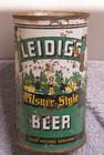 1930s Leidigs Pilsner  Irtp O i Flat Top Beer Can  San Francisco California 