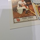 Vintage Hank Aaron Signed 8x10 Color Photo  Black Ink Autograph