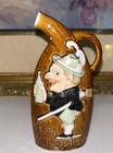 Antique Schafer   Vater Hunter   Shotgun Porcelain Nip Flask Germany Read