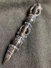 Wonderful 5 0 Inches Special Rare Tibetan Natural Agate Dzi Hand Carved Dorje
