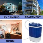 3kg Capacity Mini Portable Washing Machine Laundry W  Spinner Timer Control For