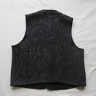 Vintage 1950s Browns Beach Vest Jacket Outer Mens Size 42 Navy Very Rare