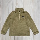 Lot Of 2 Patagonia Kids S 7-8 Los Gatos 1 4 Zip Fleece Pullover Sweater Bundle