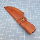 Rite Edge Fixed Blade Knife Sheath Brown Leather Belt Pouch Case 7 x3  Hunter