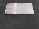 John Deere Embossed License Plate - Nothing Runs Like A Deere - Pink  new 