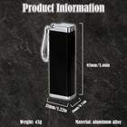Metal Cigarette Case  Waterproof Cigarette Case Small Hard Pack Cigarette Cases