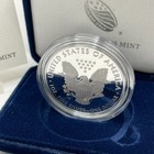 2019 W American Silver Eagle Choice Proof Bullion  1 Coin Ogp Coa Us Mint