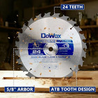 10  Carbide Stacked Dado Saw Blade Set  Pro 24t  Silver