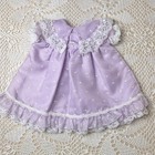 Vintage 1980s Cinderella Baby Girl 24 Months Purple Sheer Frilly Party Dress