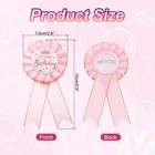 Birthday Ribbon Pin 5 9x2 8  Fabric It s My Birthday Pin For Party Medium Pink
