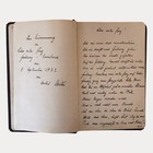 1930s Antique German Poesiealbum Handwritten Poetry Verses School Diary Book