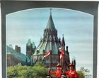 Vintage Original Canada Travel Bureau Advertising Poster - 22 x 34 