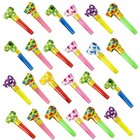 30 Pcs Colorful Party Blower Blowouts Noisemakers  Birthday Blowouts Whistles