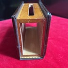 Handcrafted Wooden Book Shaped Matchbox Holder Beautiful 