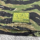 Vintage Usa Renegade Action Sports Paintball Jersey Large Tiger Camo