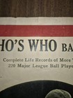 1937 Who s Who In Baseball Poster Lou Gehrig Baseball Magazine Co  Vintage