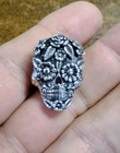 Taxco Mexico Catrina Dia De Los Muertos Brooch Pin Pendant 925 Sterling Silver