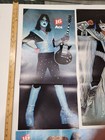 Lot Of 3 1970s-80s 16 Magazine Tri Fold Pinup Posters Kiss Ace Frehley 11x23