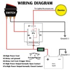 10 Pack 30 40 Amp 12v Relay Switch   spdt    waterproof 5-pin Switch for    