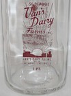 Vintage Milk Bottle Vans Dairy Farms Sunrise Truck Pyro Pint Lakewood California